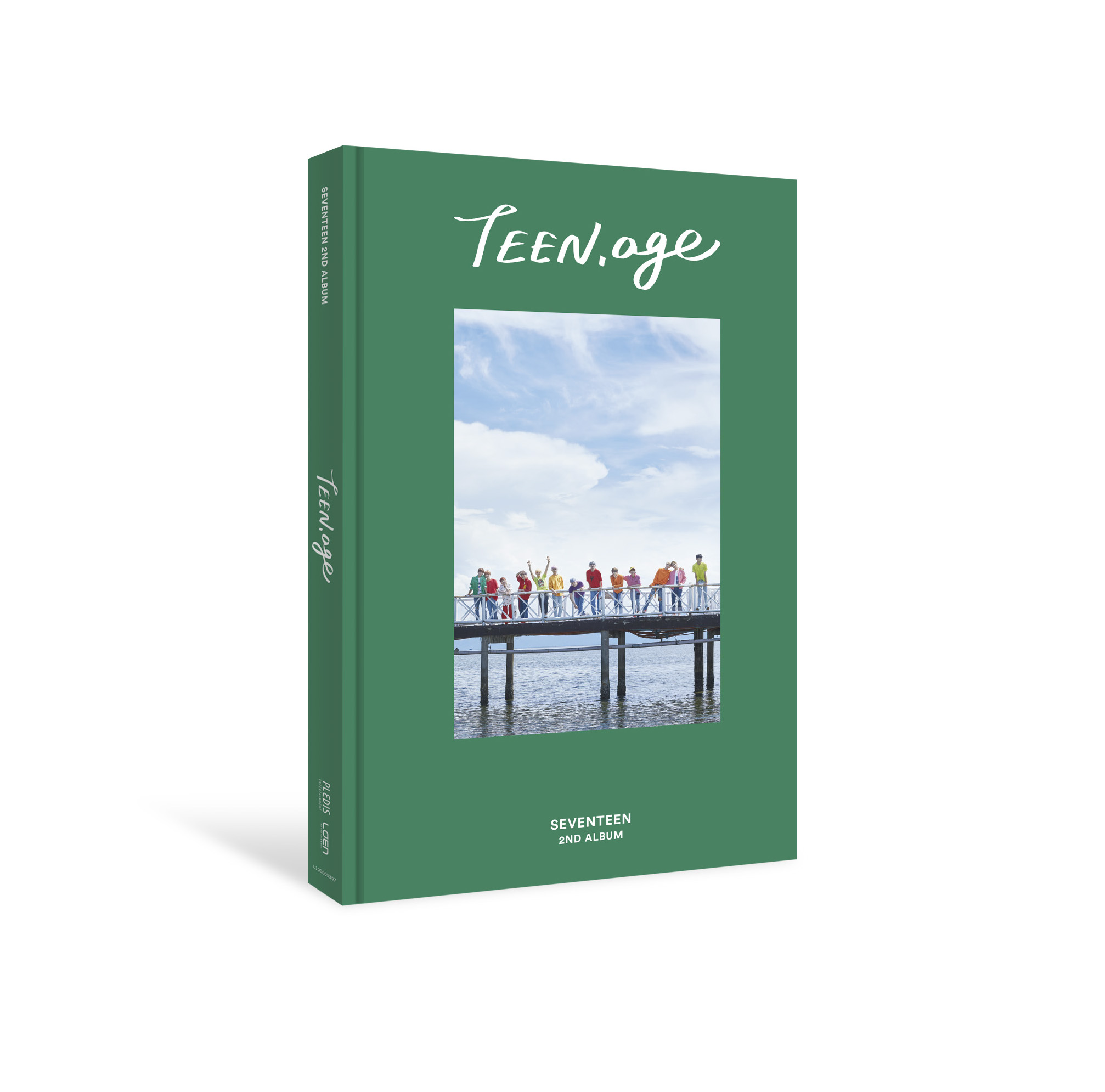 3 seventeen teenage albums (white, green, and online RS ver.)